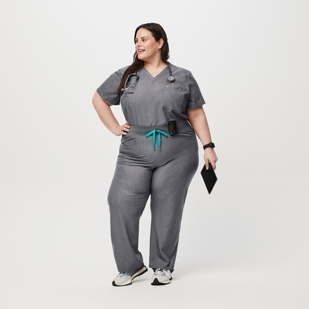 Women's Graphite High-Rise Livingston - Petite Straight-Leg Scrub Pant™ (3XL - 6XL)