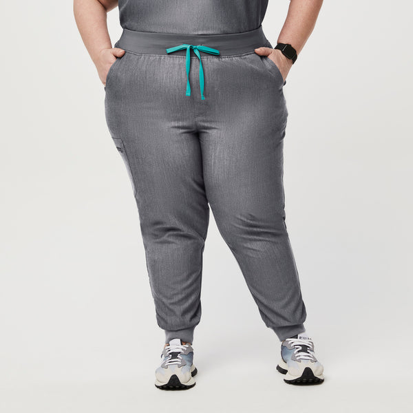 women's Graphite High Waisted Zamora™ - Jogger Scrub Pants (3XL - 6XL)