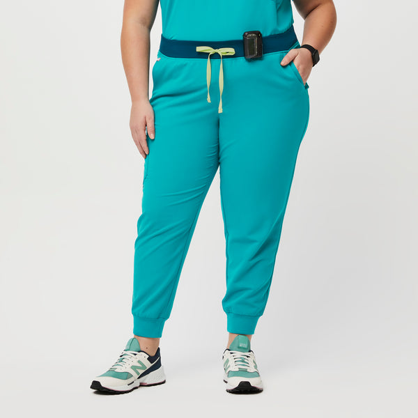 women's Teal Zamora™ - Tall Jogger Scrub Pants (3XL - 6XL)