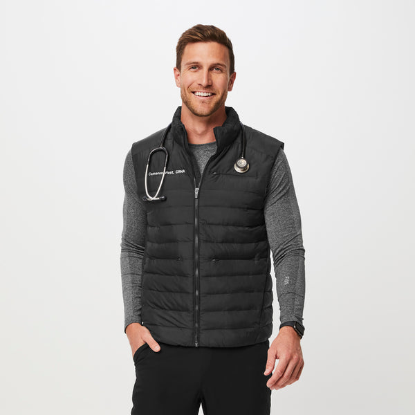 men's Black On-Shift™ Packable - Puffer Vest