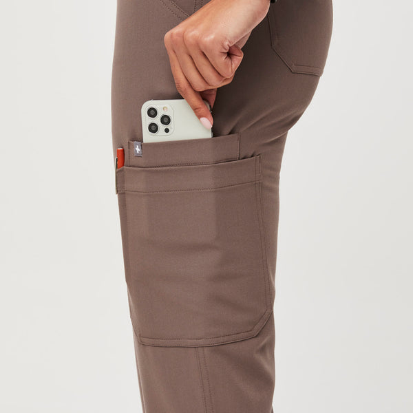 women's Smokey Taupe High Waisted Yola™ - Skinny Scrub Pants