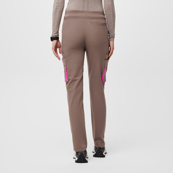 women's Smokey Taupe Soeng - Tall Double Utility Skinny Scrub Pants