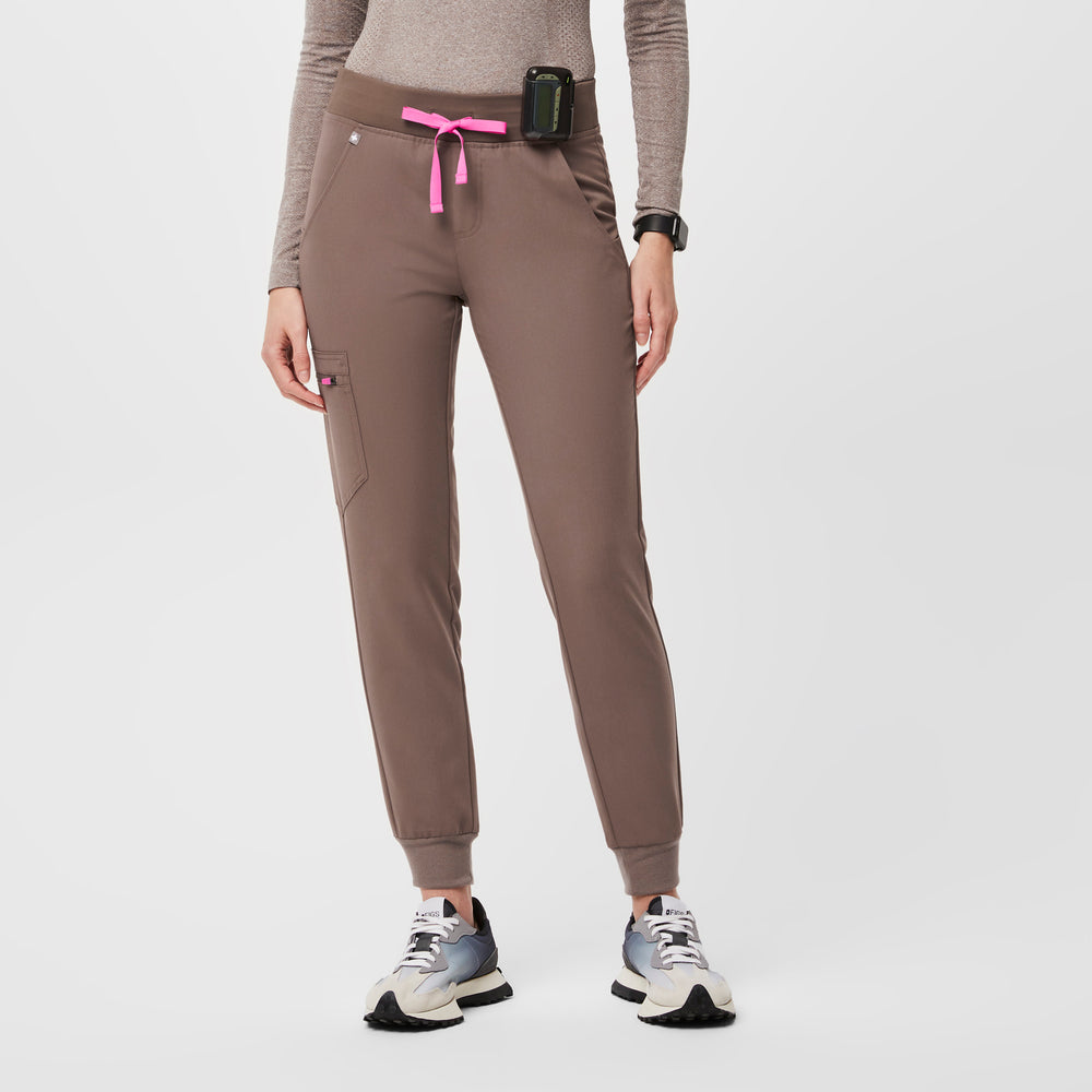 women's Smokey Taupe Zamora™ - Tall Jogger Scrub Pants