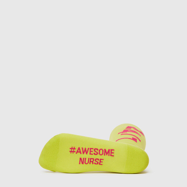 women's Limeade Awesome Nurse - Compression Socks