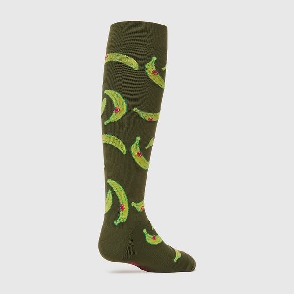 women's Moss Bananas - Compression Socks