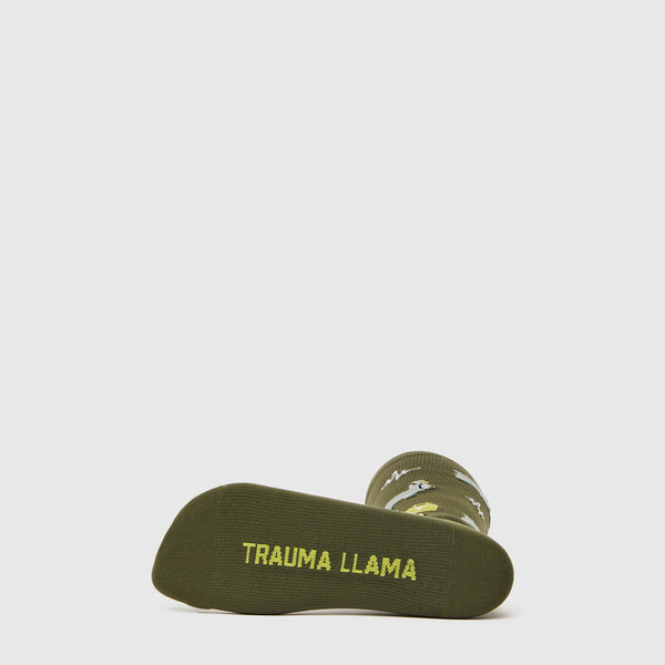 men's Moss Trauma Llama - Compression Socks