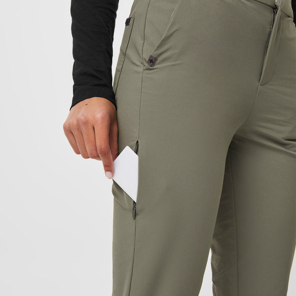 women's Agave FIGSPRO™ Skinny Zip Fly - Tall Trouser