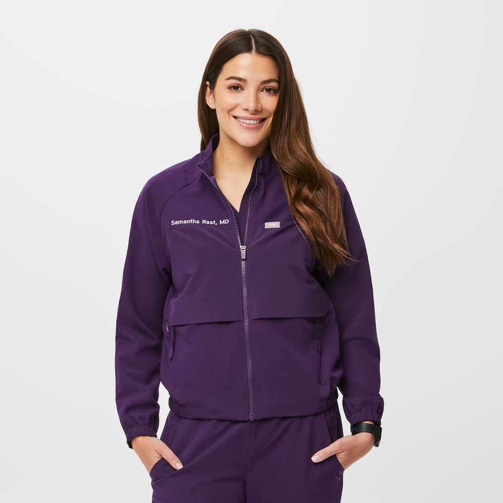 Women's Purple Jam Sydney Double Utility - Scrub Jacket