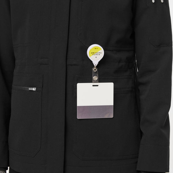 Women's Black Page - Scrub Jacket