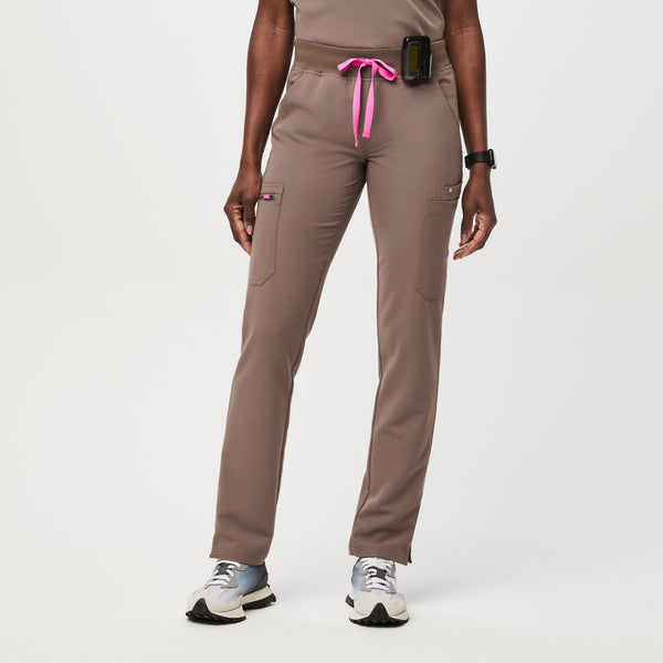 women's Smokey Taupe Yola™ - Tall Skinny Scrub Pants 2.0 (3XL - 6XL)