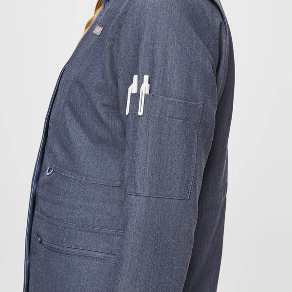 Women's Heather Denim Page - Scrub Jacket