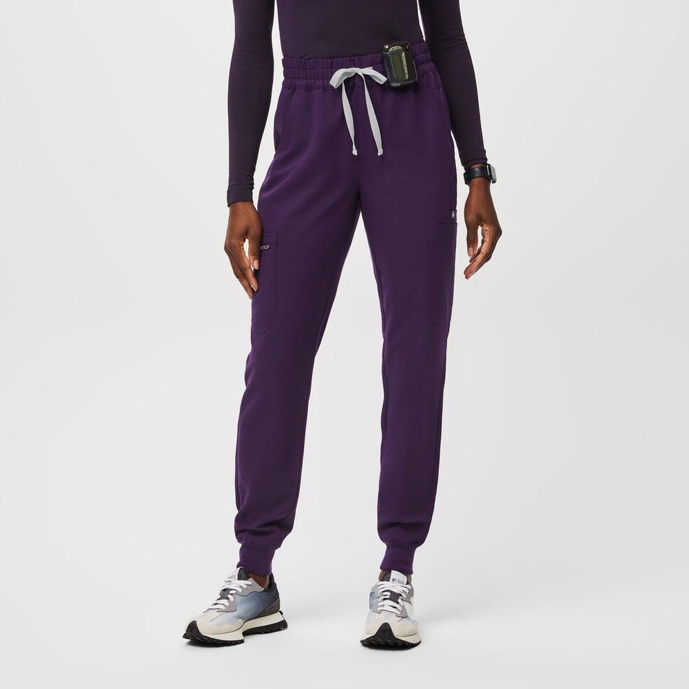 women's Purple Jam High Waisted Uman Relaxed - Tall Jogger Scrub Pants