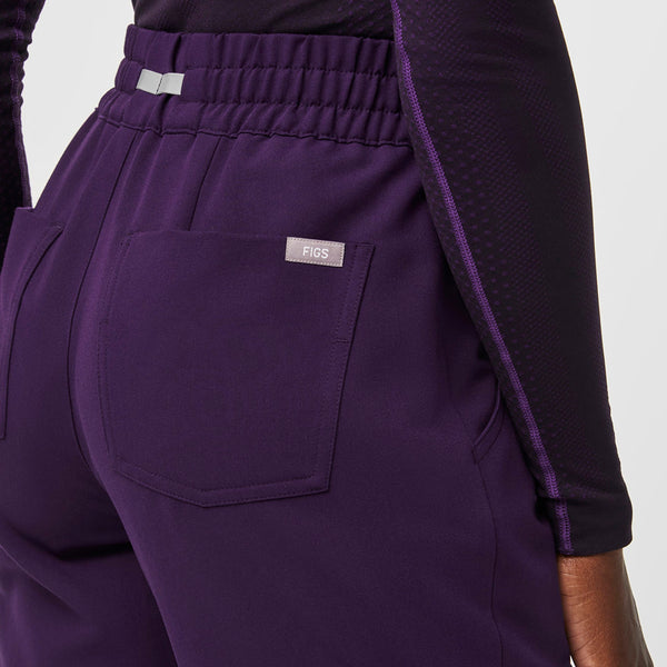 women's Purple Jam High Waisted Uman Relaxed - Jogger Scrub Pants