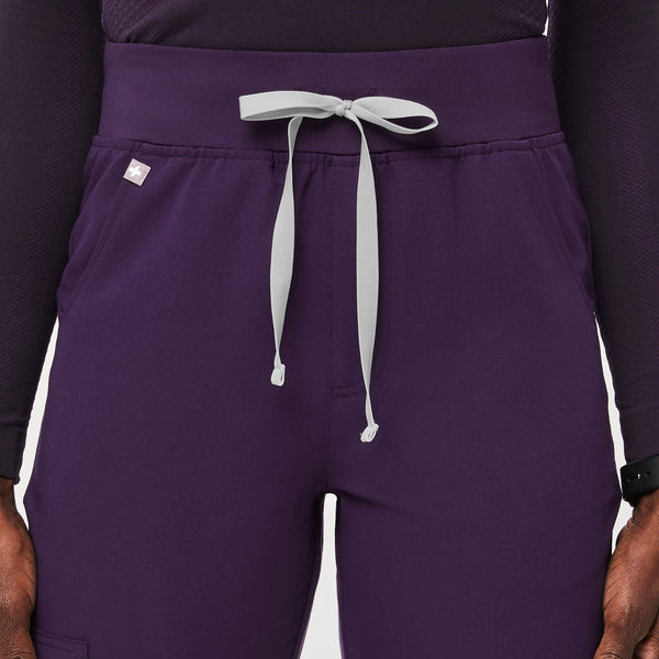 women's Purple Jam High Waisted Zamora™ - Tall Jogger Scrub Pants (3XL - 6XL)