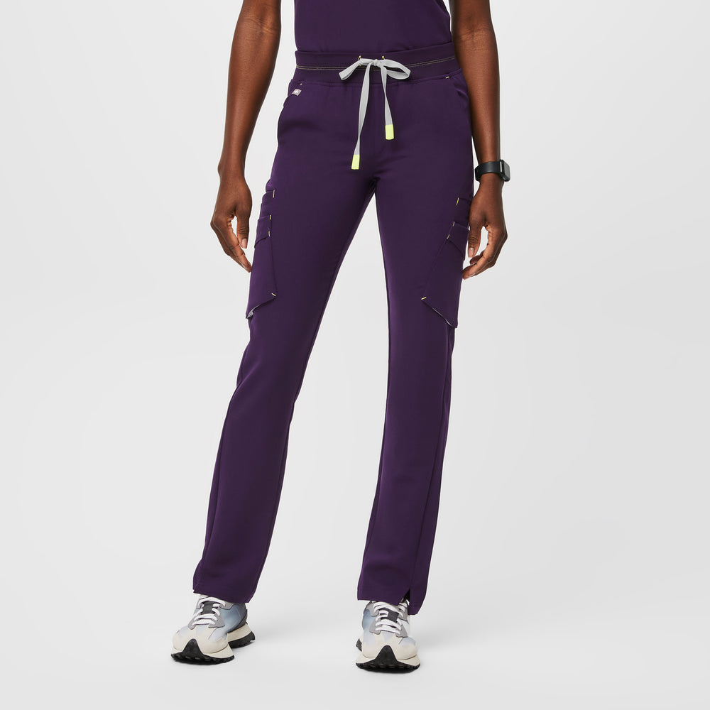 women's Purple Jam Soeng - Double Utility Skinny Scrub Pants