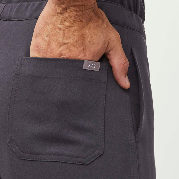 men's Charcoal Slim Pisco™ - Short Scrub Pants