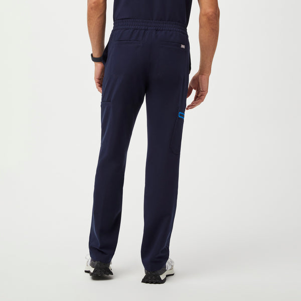 men's Navy Performance Apac - Contrast Scrub Pants