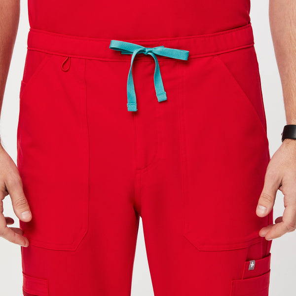 men's Pop Red Cairo™- Short Cargo Scrub Pants