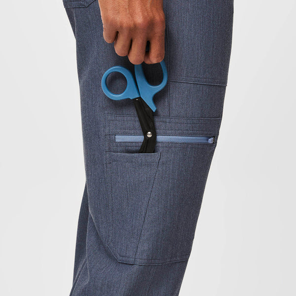 men's Heather Denim Cairo™ - Tall Cargo Scrub Pants (3XL - 6XL)