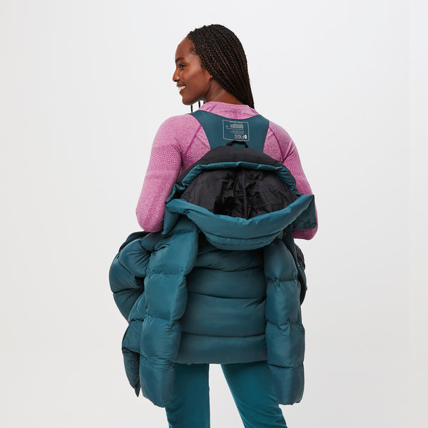 women's Caribbean Blue Ozlem - Puffer Jacket 2.0