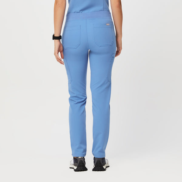 women's Ceil Blue Yola™  - Petite Skinny Scrub Pants 2.0