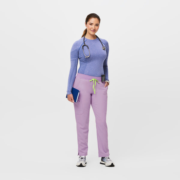 women's Lavender Dew Yola™ - Petite Skinny Scrub Pants 2.0