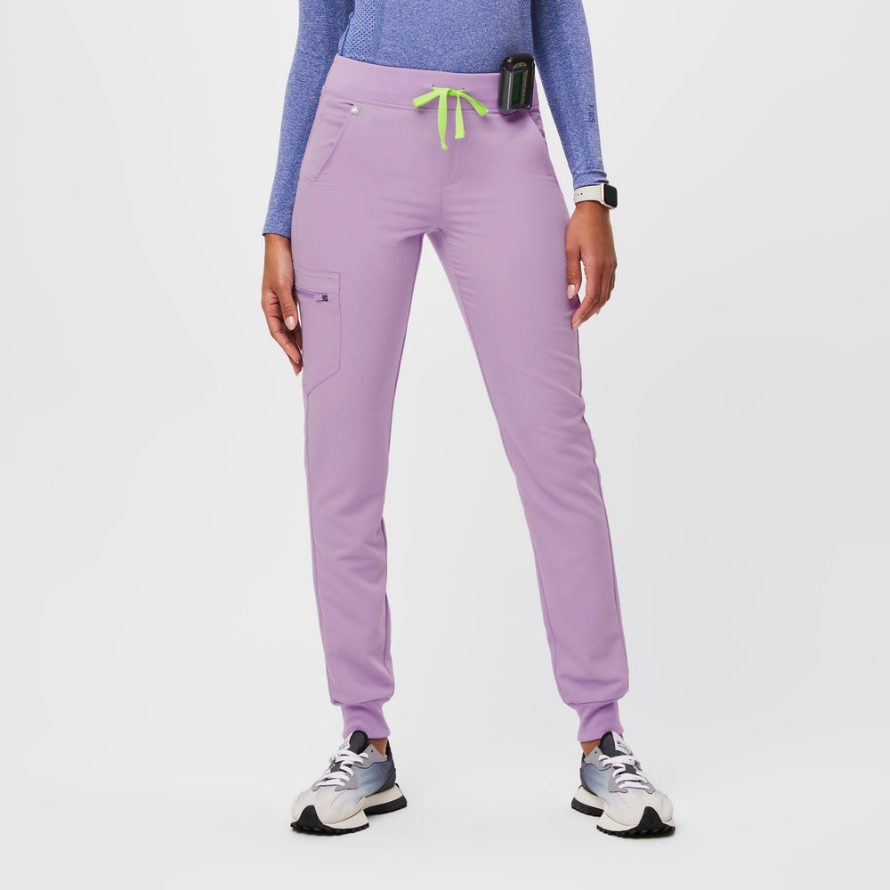 women's Lavender Dew Zamora™ - Jogger Scrub Pants (3XL - 6XL)