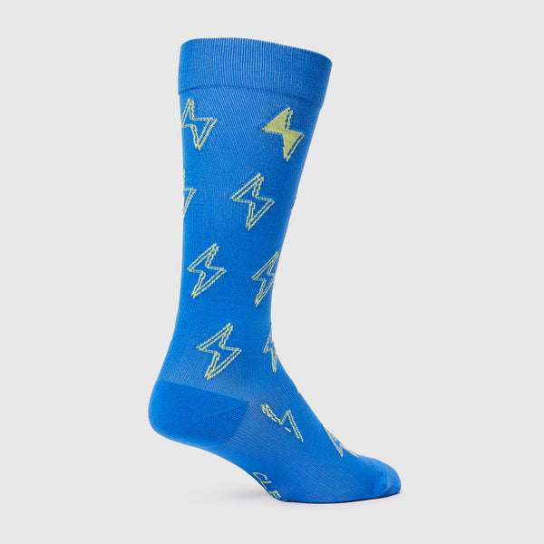 men's Royal Blue Clear - Compression Socks
