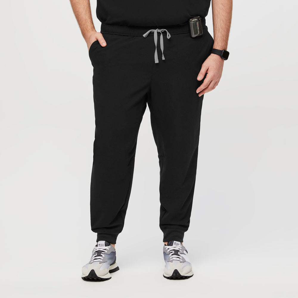 men's Black Tansen™ - Short Jogger Scrub Pants (3XL - 6XL)