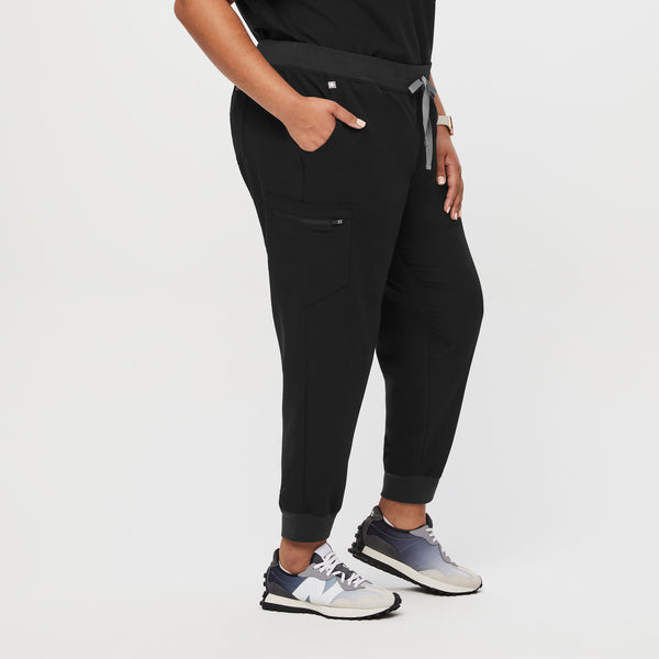 women's Black Zamora™ - Jogger Scrub Pants (3XL - 6XL)