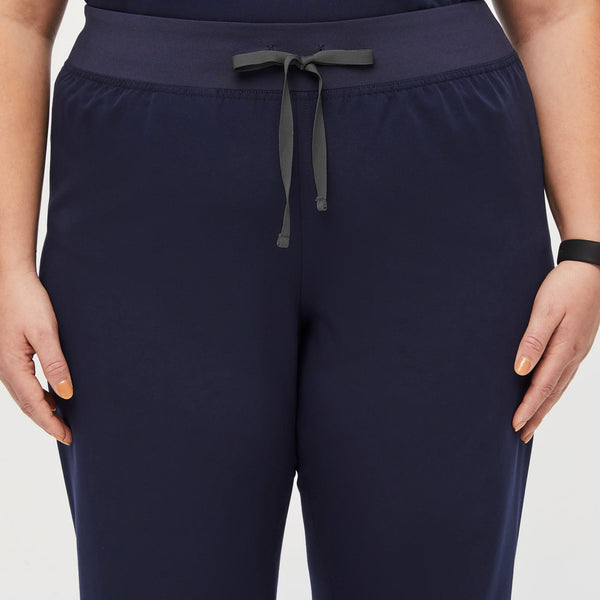 women's Navy High Waisted Livingston™ - Tall Basic Scrub Pants (3XL - 6XL)