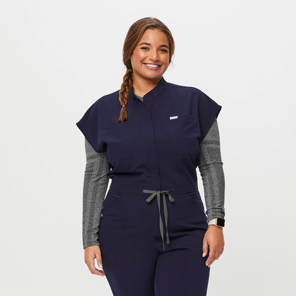women's Navy Rafaela - Cargo ScrubJumpsuit™
