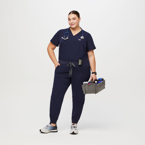 women's Navy Zamora™ - Tall Jogger Scrub Pants (3XL - 6XL)