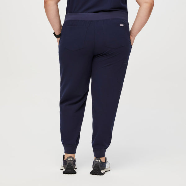 women's Navy Zamora™- Petite Jogger Scrub Pants (3XL - 6XL)