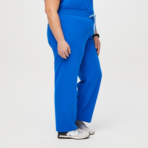 women's Royal Blue High Waisted Livingston™ - Tall Basic Scrub Pants (3XL - 6XL)