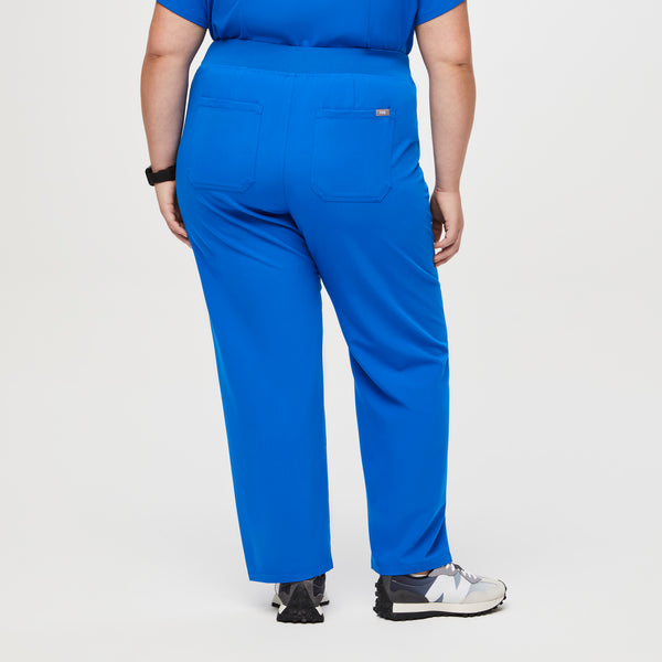 women's Royal Blue High Waisted Livingston™ - Tall Basic Scrub Pants (3XL - 6XL)