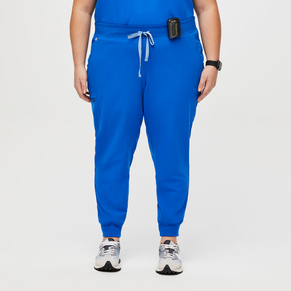 women's Royal Blue Zamora™- Petite Jogger Scrub Pants (3XL - 6XL)