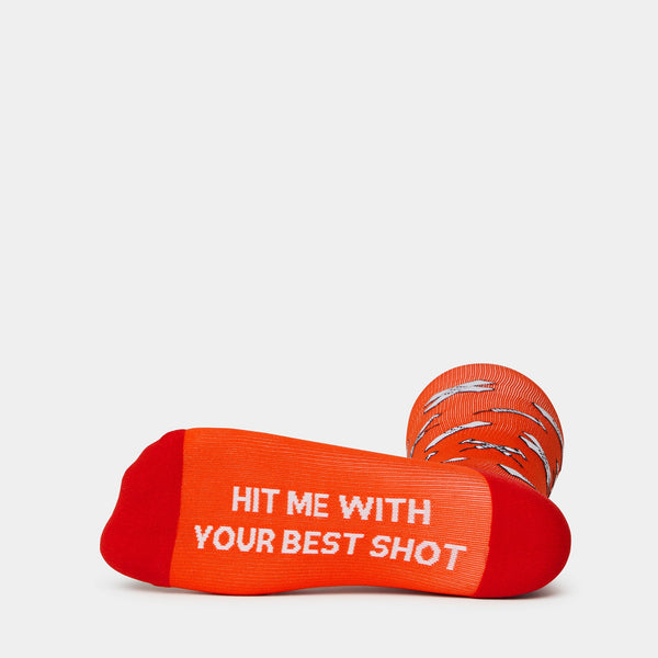 women's Sunset Orange Best Shot - Compression Socks