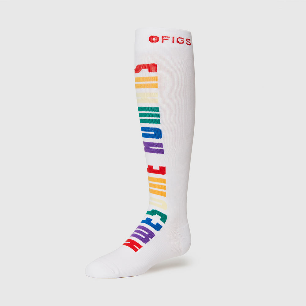 women's Pride Awesome Humans - Compression Socks