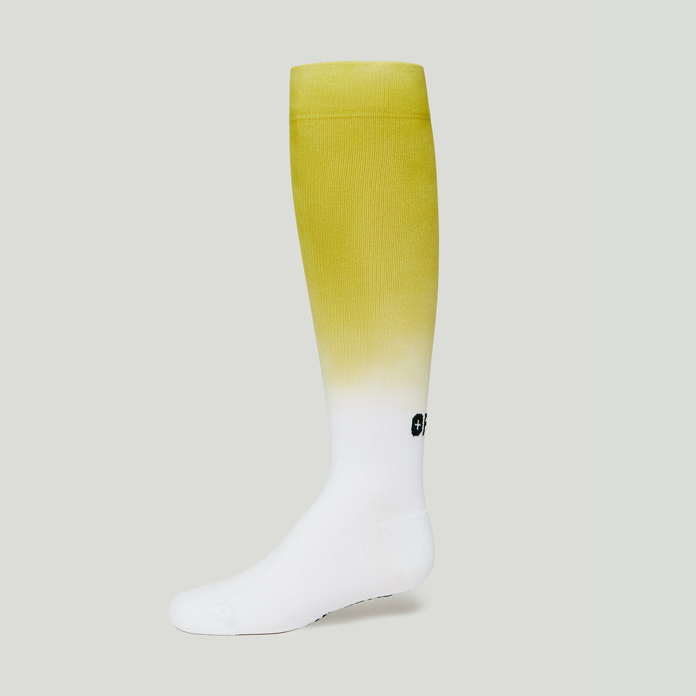 women's Citrine Dip Dye- Compression Socks