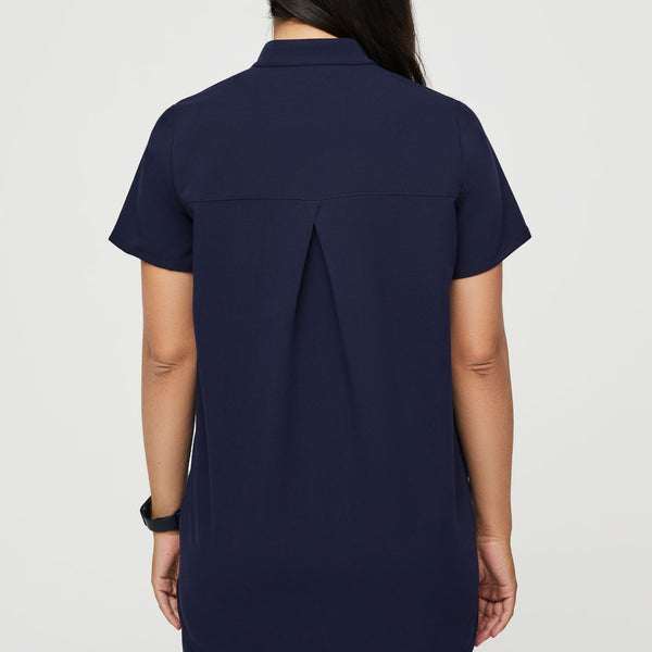 Women's Navy Kitale Maternity - Scrub Top