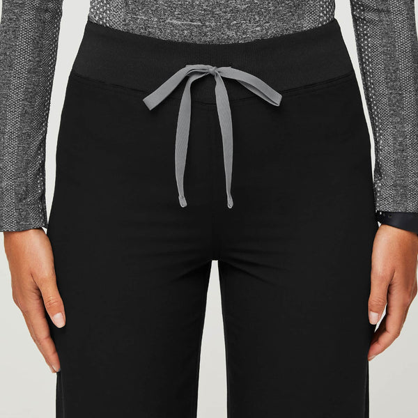 women's Black Livingston™ High Waisted - Petite Basic Scrub Pants