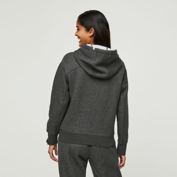 women's Heather Charcoal Off-Shift™ - Hoodie Sweatshirt