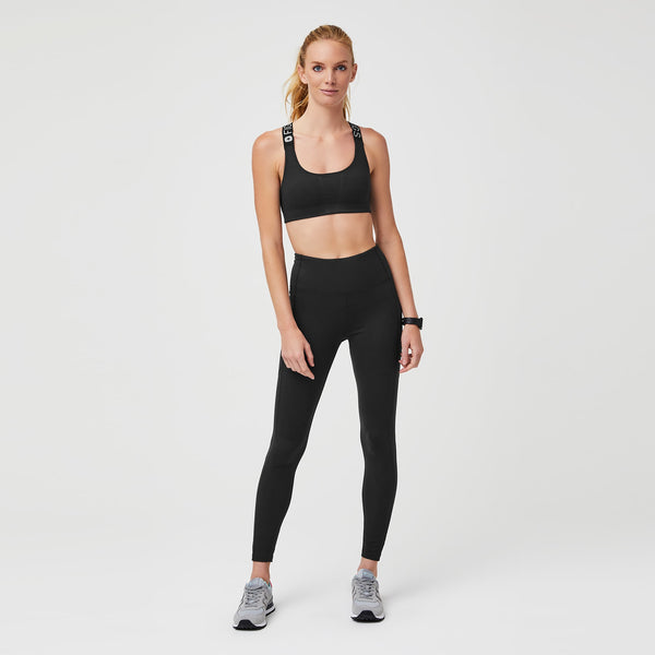 Women's Black 300 Performance Sports Bra