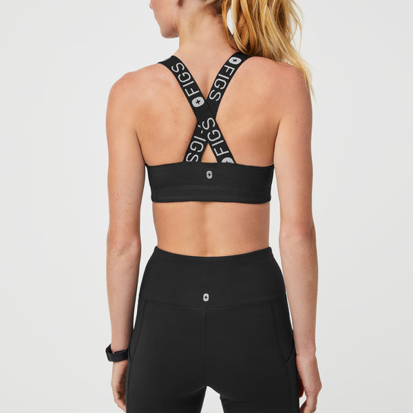 Women's Black 300 Performance Sports Bra