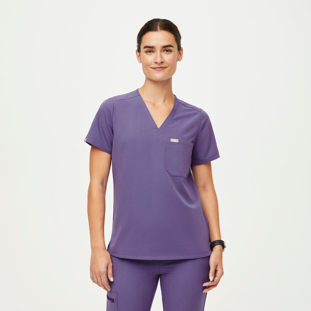 women's Amethyst Catarina™ - One-Pocket Scrub Top