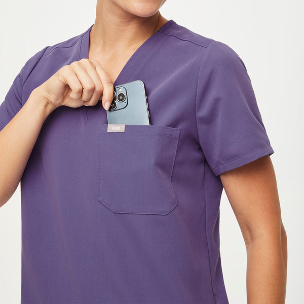 women's Amethyst Catarina™ - One-Pocket Scrub Top