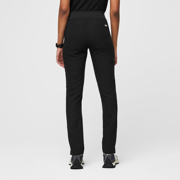 women's Black Yola™ High Waisted 2.0 - Petite Skinny Scrub Pants