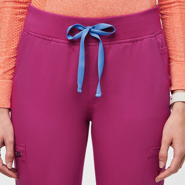 women's Raspberry Sorbet Yola™ High Waisted 2.0 - Petite Skinny Scrub Pants
