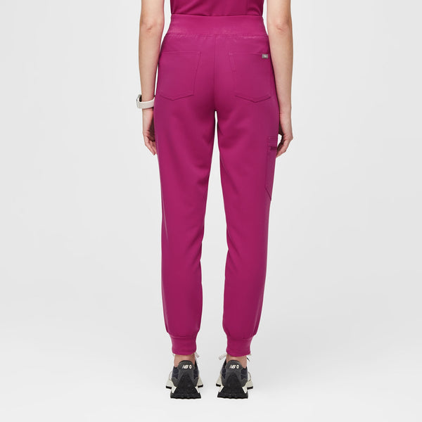 women's Raspberry Sorbet Zamora™ High Waisted - Tall Jogger Scrub Pants